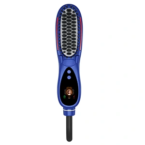 hair dryer brush straightener： combines drying, brushing, and straightening in one tool for effortless styling. Designed with ceramic heating, ionic technology, and adjustable temperature for smooth, shiny, and healthy-looking hair.